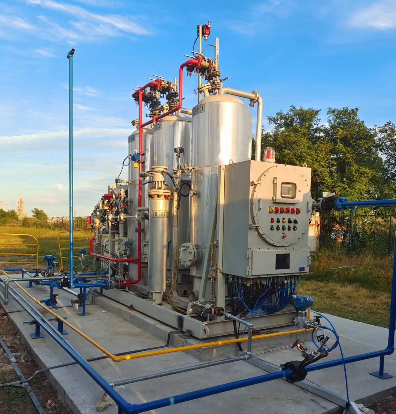 海卓真侧线实验装置一次性调试成功